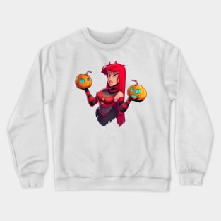 Halloween girl Crewneck Sweatshirt